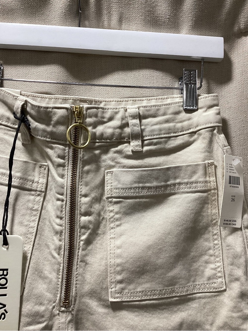 ROLLA’S Sailor Jean Off White Wide Leg Jeans | Size 26 | NWT - Picture 4 of 7
